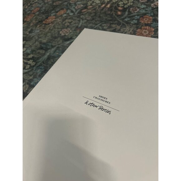 & OTHER STORIES Heeled Square Toe Chelsea Boots Black Womens Size US 5 - Picture 8 of 9